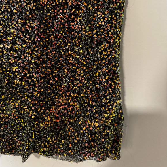 3 for $10 Forever 21 Sequin Knee Length Skirt Slit Party Sparkly Small - Picture 3 of 14